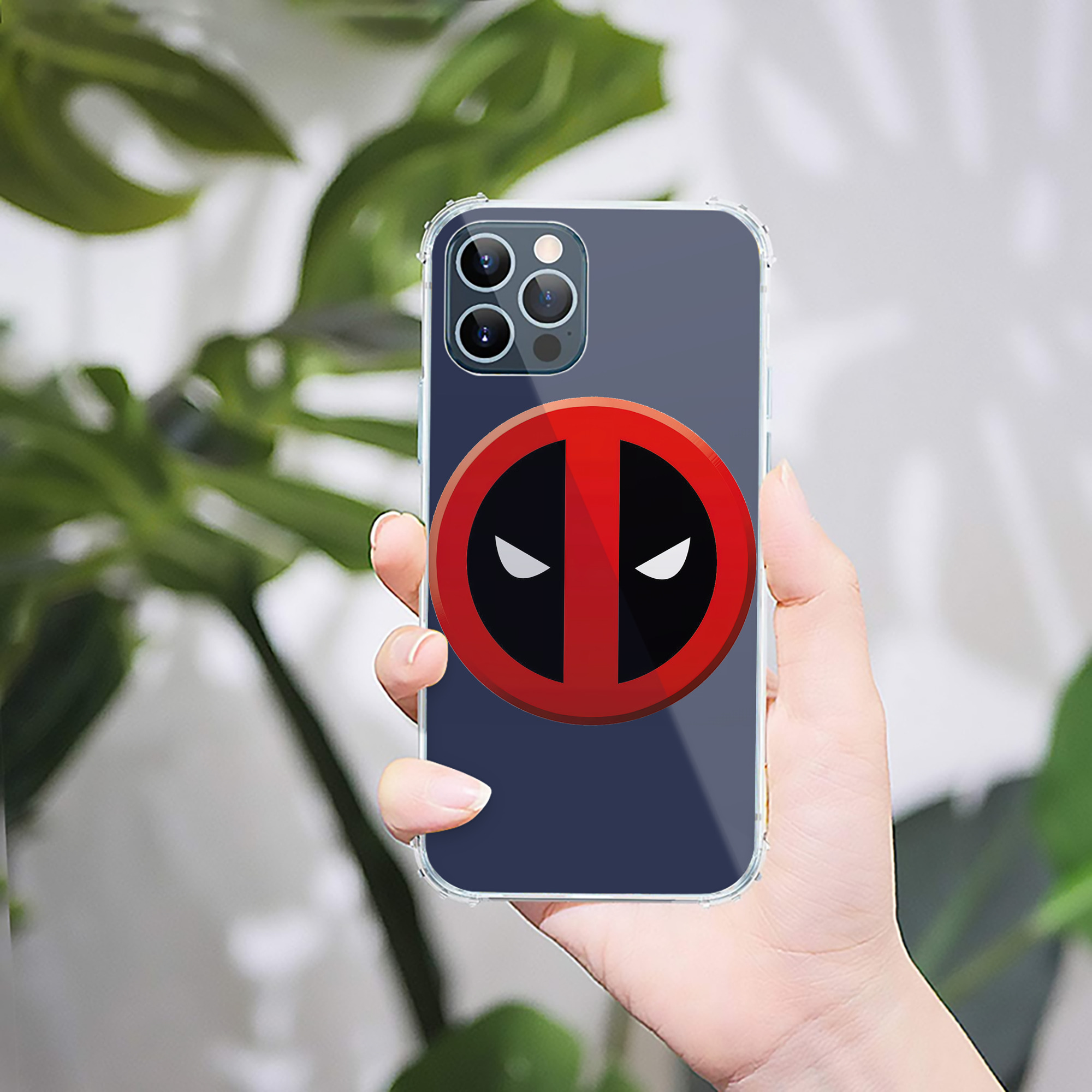 （画像用） Deadpool デッドプール 【iPhone 12シリーズ対応】透明スマホケース（クリアソフトケース）